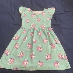 Girls green dress
